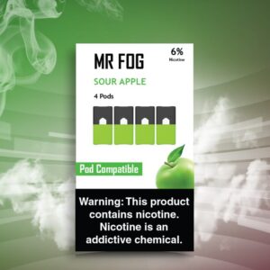 MR FOG PODS PACK OF 4 SOUR APPLE