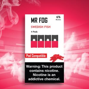 MR FOG PODS PACK OF 4 SWEDISH FISH for sale