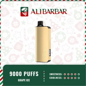 Alibarbar Ingot 9000 Puffs – Grape Ice