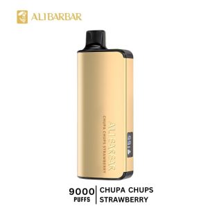 ALIBARBAR INGOT 9000 Puffs Chupa Chups Strawberry